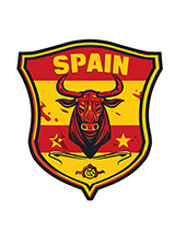 Spain Football Dog T-Shirt (Personalised)