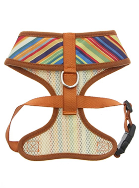 Henley Striped Harness | Patterned Dog Harnesses at Urban Pup