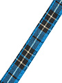 Blue Tartan Fabric Collar & Lead Set