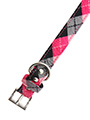 Pink Argyle Collar & Lead Set