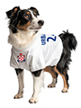 Croatia Football Dog T-Shirt (Personalised)