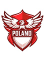 Poland Football Dog T-Shirt (Personalised)