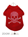 Skull & Crossbones GlamourGlitz Dog T-Shirt