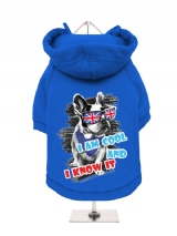 ''Cool And Know It'' Fleece-Lined Dog Hoodie / Sweatshirt