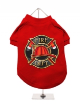 ''Fire Dept.'' Dog T-Shirt