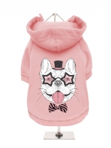 ''Humanimals: Fabulous Frenchie'' Fleece-Lined Dog Hoodie / Sweatshirt