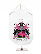 ''Family Crest / Coat of Arms'' Harness-Lined Dog T-Shirt