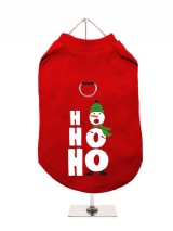 ''Christmas: Sleigh Ho Ho Ho'' Harness-Lined Dog T-Shirt