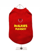 WALKIES | PLEASE!!! - Harness-Lined Dog T-Shirt